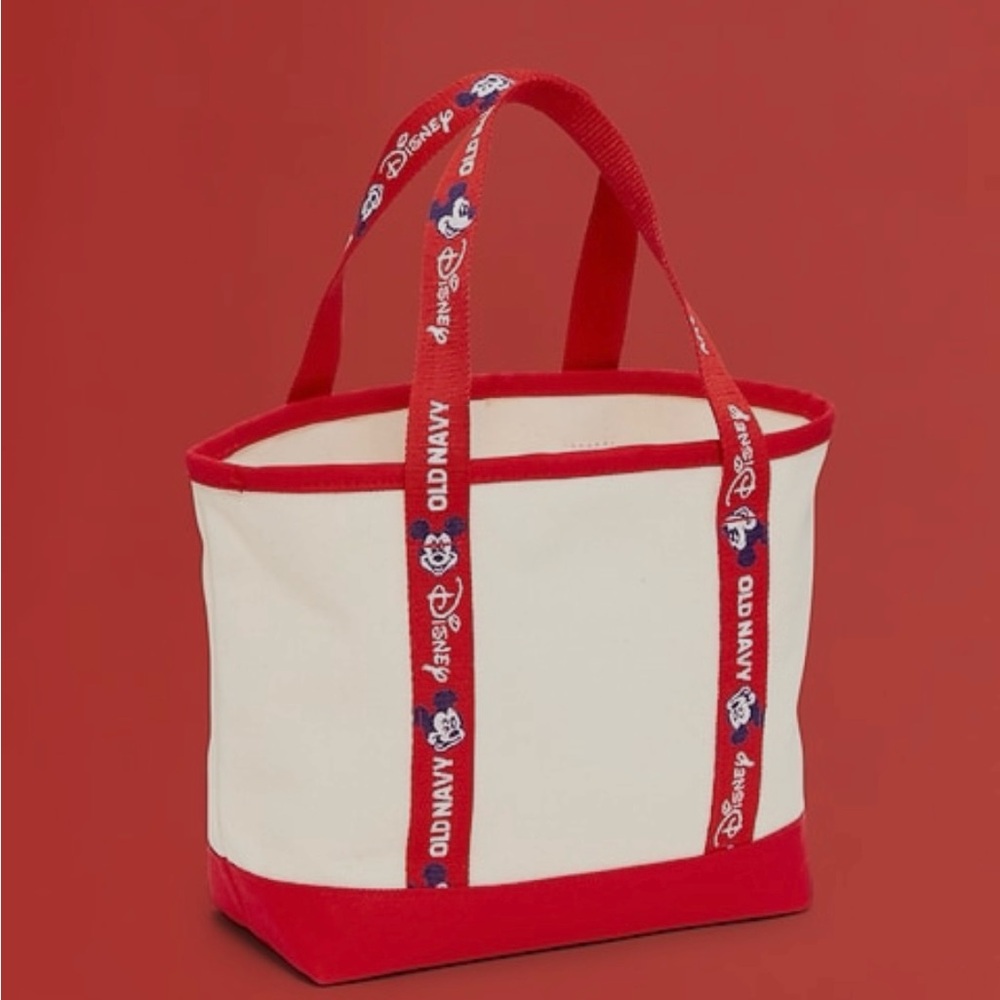 Old Navy X Disney Mickey Mini Tote Bag Canvas NWT - Picture 3 of 6